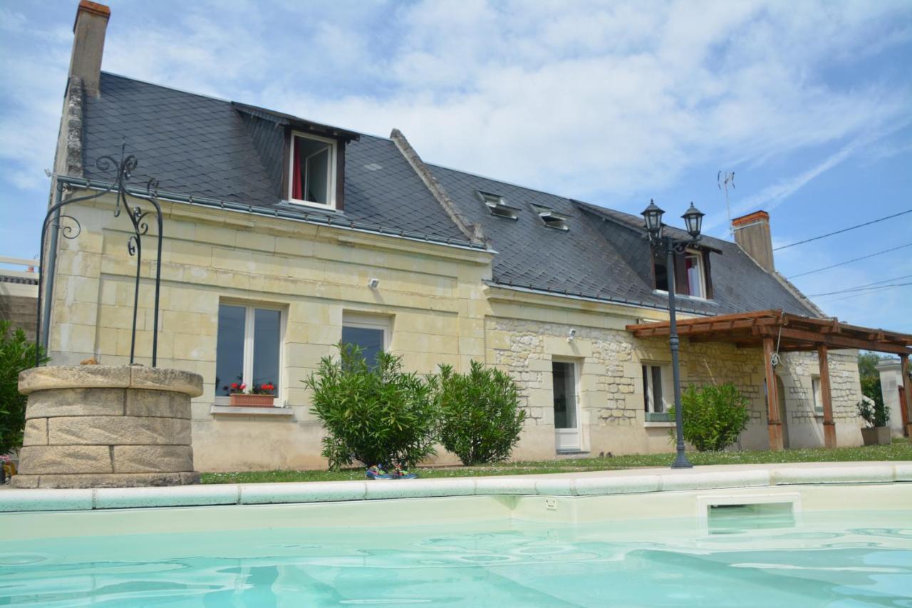 Bed and Breakfast La Récré Restigné Exterior foto